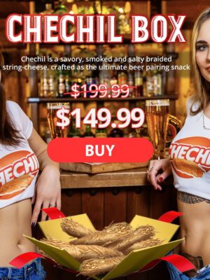 Chechil™ Smoked, Braided, String-Cheese Beer Snack Box (20 Pack)