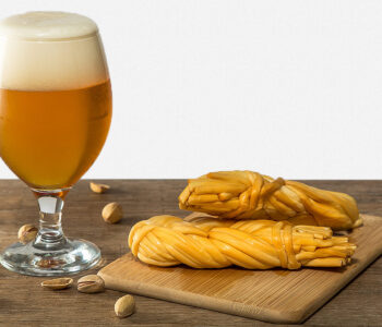 Chechil™ Smoked, Braided, String-Cheese Beer Snack (2 Pack)