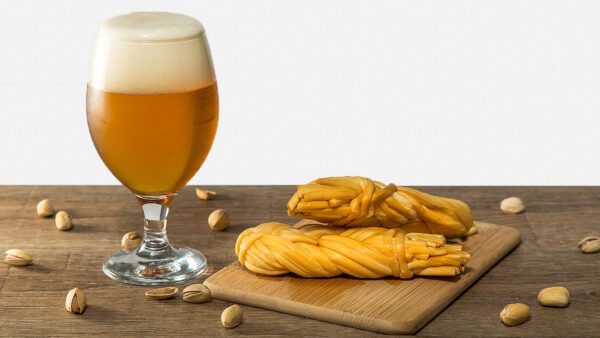 Chechil™ Smoked, Braided, String-Cheese Beer Snack (2 Pack)